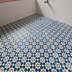 Opulent, colourful and beautifully detailed, our Casablanca encaustic tile is distinctly Moroccan and will transform an understated room to the exotic East.