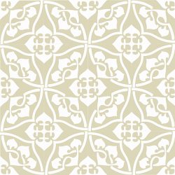 Our exclusive Orsola-1 encaustic tile is indeed special. An 1880’s design, Orsola with its graceful curves offers a sophisticated sensibility. Four tile view - Rever Tiles.