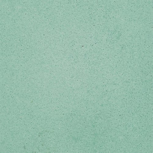 Our TURQUOISE solid colour encaustic tile with sublime green hue lends itself wonderfully to so many spaces and architectural styles. Single tile view – Rever Tiles.