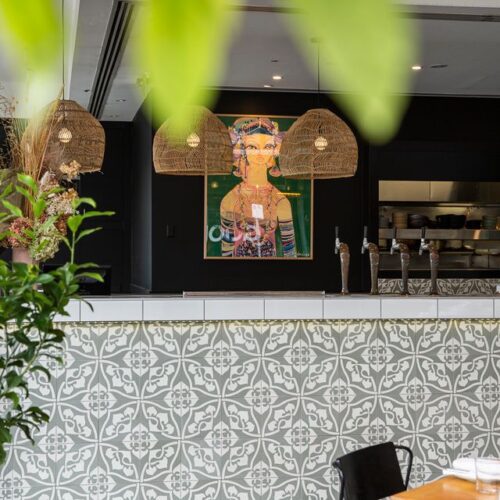 Rever Tiles | Orsola Encaustic Tile Restaurant Tile Design Inspiration