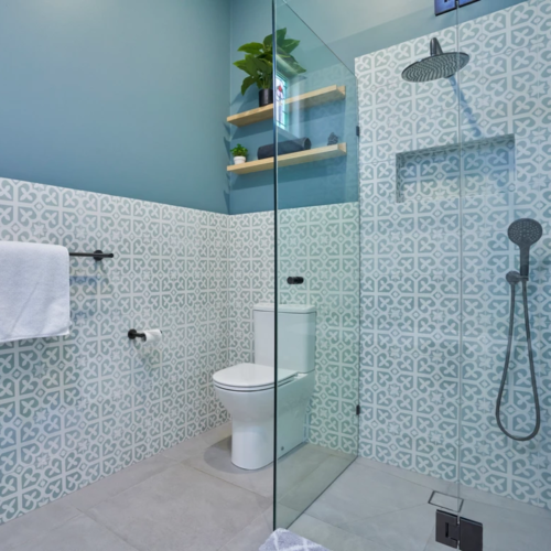 Rever Tiles | Spirit Encaustic Tile Bathroom Tile Design Inspiration