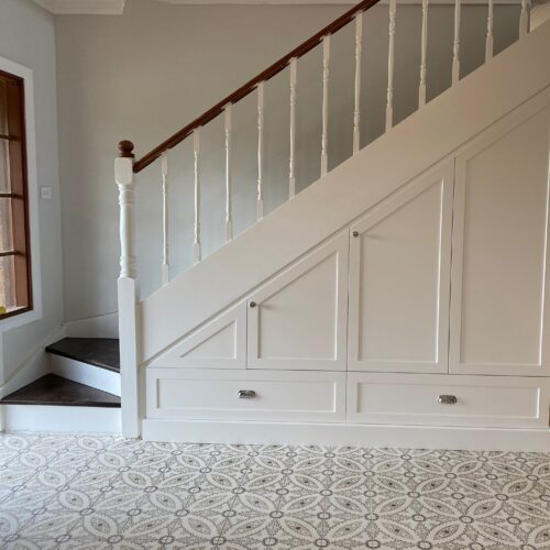 Rever Tiles | TULLE-020.1 | Encaustic Tile Entry Design