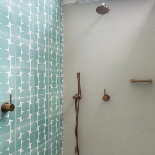 Rever Tiles | Karlu Encaustic Tile Bathroom Tile Design Inspiration