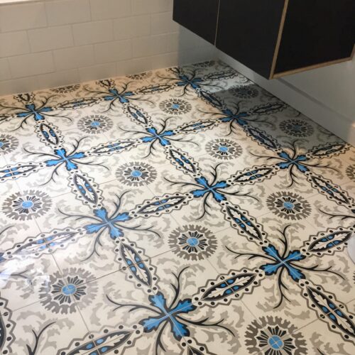Rever Tiles | Santorini Encaustic Tile Bathroom Tile